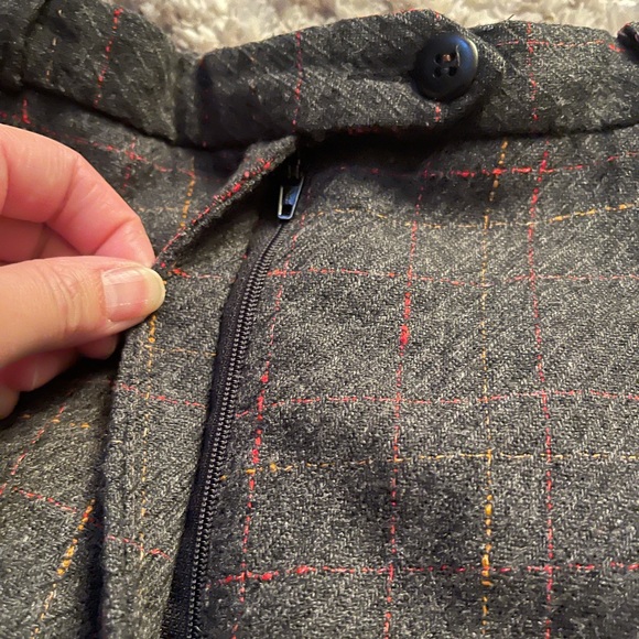 High Waisted Wool Blend Trousers - Picture 5 of 8